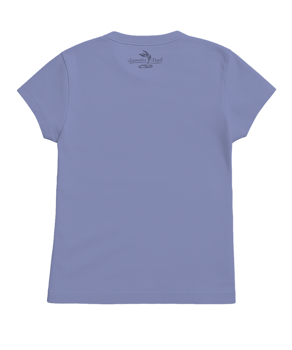 Mod Vegas Sign - Lavender Dyed Short Sleeve Crewneck T-Shirt 2 Mod Vegas Sign - Lavender Dyed Short Sleeve Crewneck T-Shirt