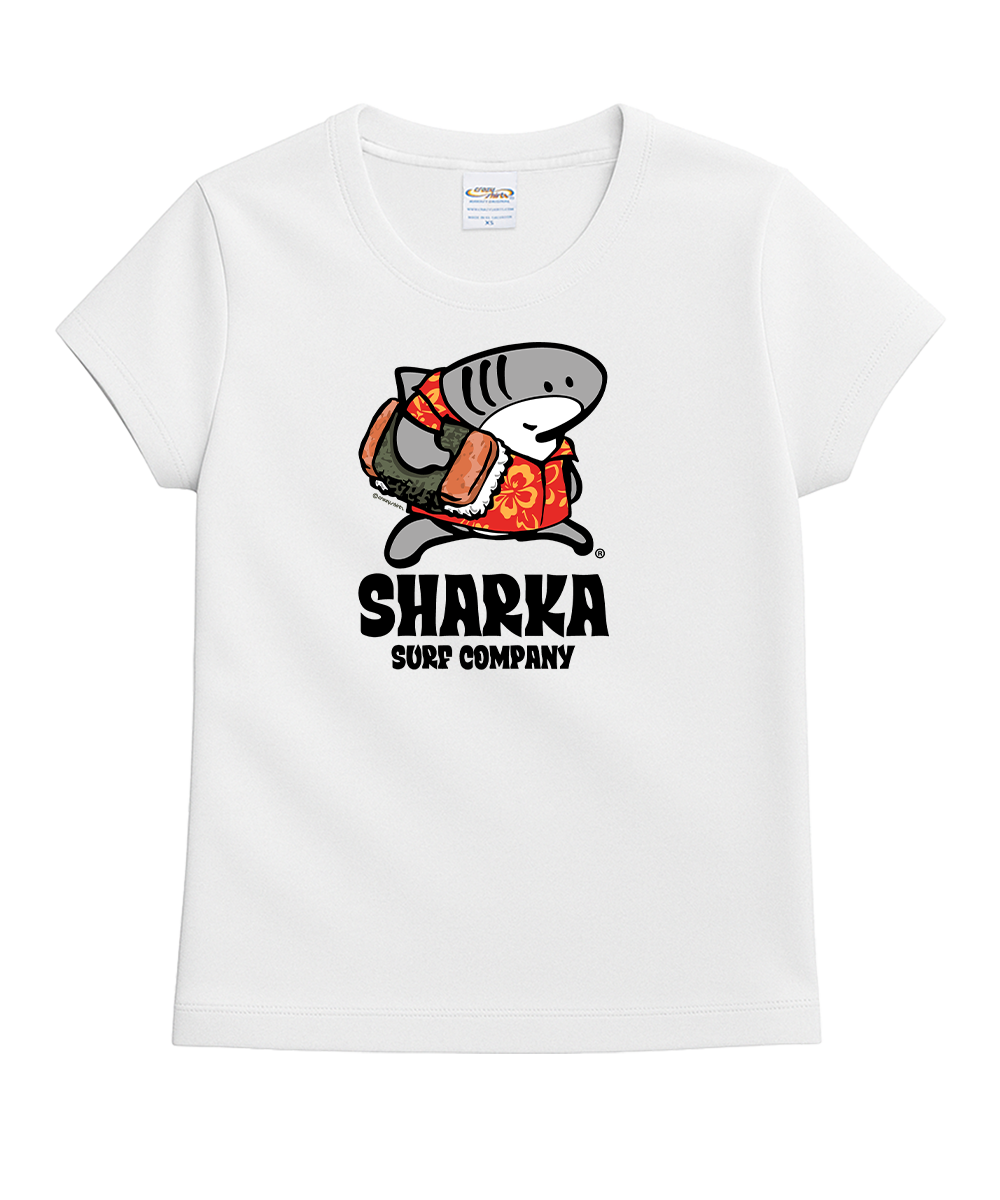 Musubi Sharka™ - White Short Sleeve Crewneck T-Shirt
