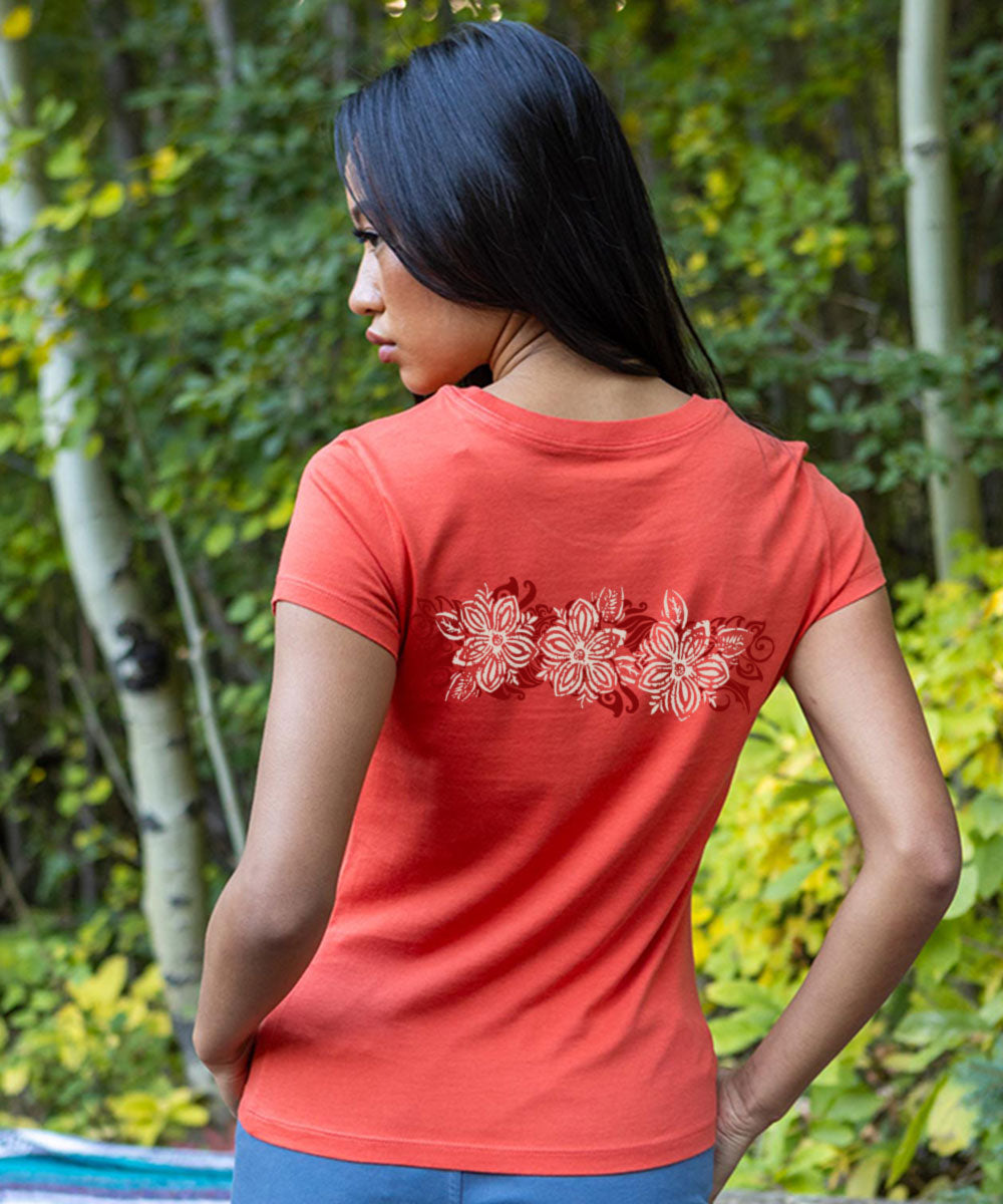 Nani Walei - Paprika Short Sleeve Pima T-Shirt 3 Nani Walei - Paprika Short Sleeve Pima T-Shirt