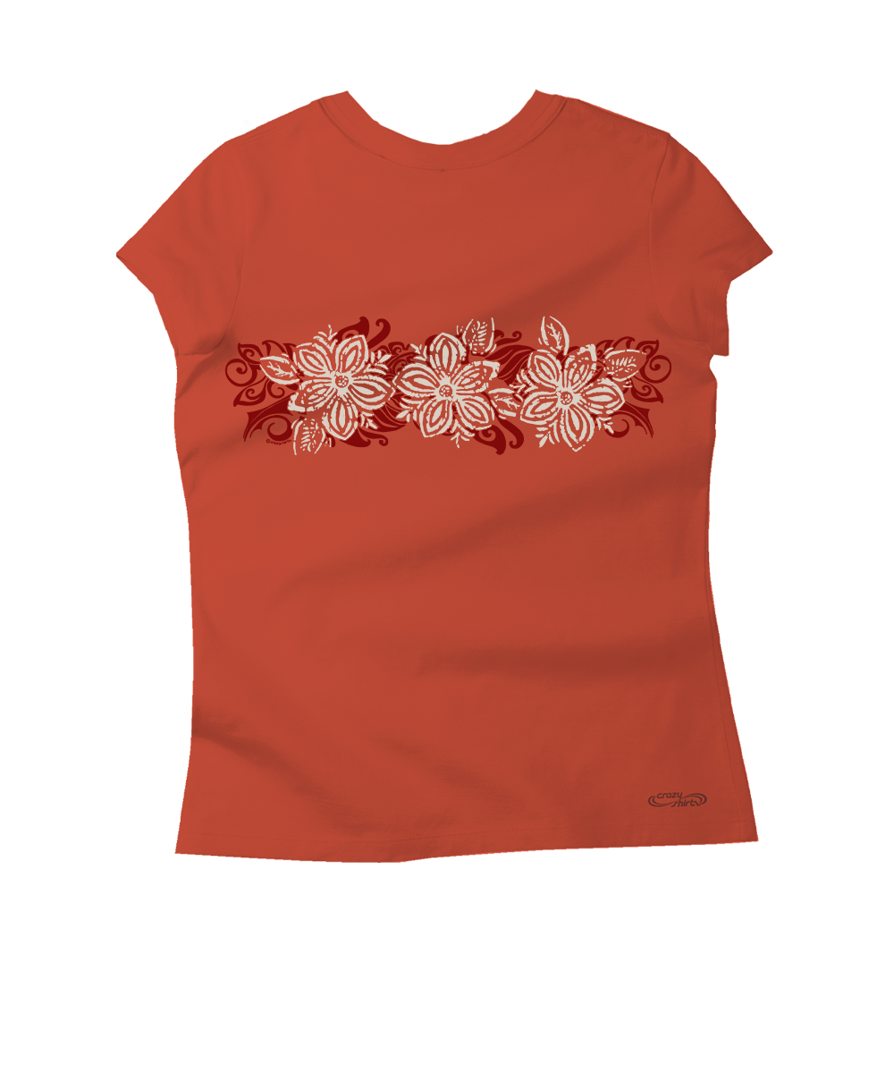 Nani Walei - Paprika Short Sleeve Pima T-Shirt 4 Nani Walei - Paprika Short Sleeve Pima T-Shirt