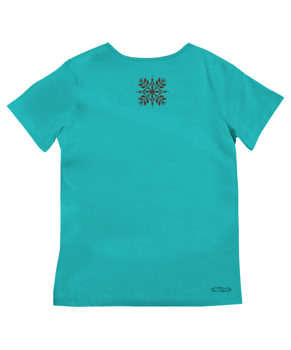 Nonohi Pua - Ocean Short Sleeve Pima V-Neck T-Shirt 4 Nonohi Pua - Ocean Short Sleeve Pima V-Neck T-Shirt