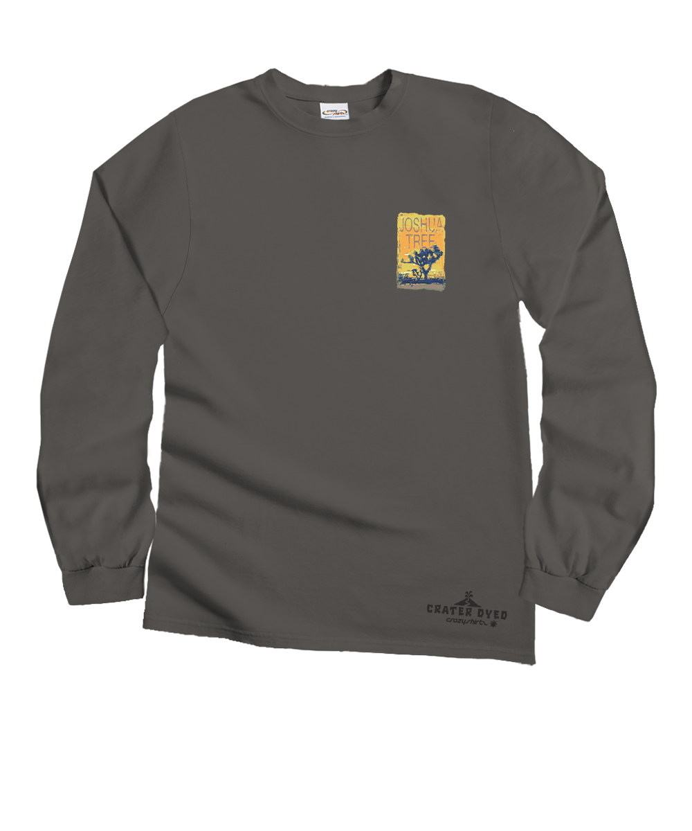 Painted Joshua - Crater Dyed® Long Sleeve Crewneck T-Shirt 4 Painted Joshua - Crater Dyed® Long Sleeve Crewneck T-Shirt