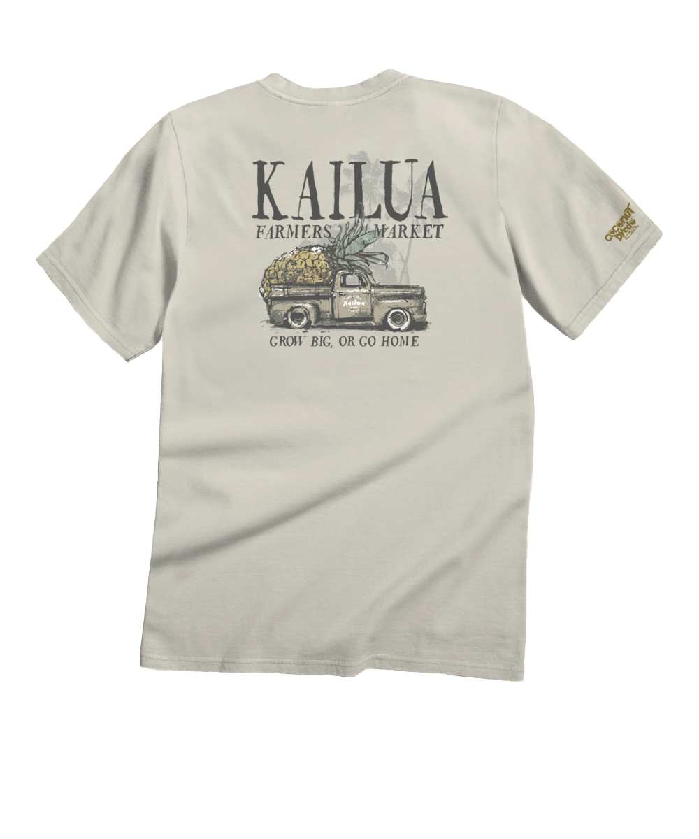 Pineapple Pickup - Coconut Dyed Short Sleeve Crewneck T-Shirt 1 Pineapple Pickup - Coconut Dyed Short Sleeve Crewneck T-Shirt