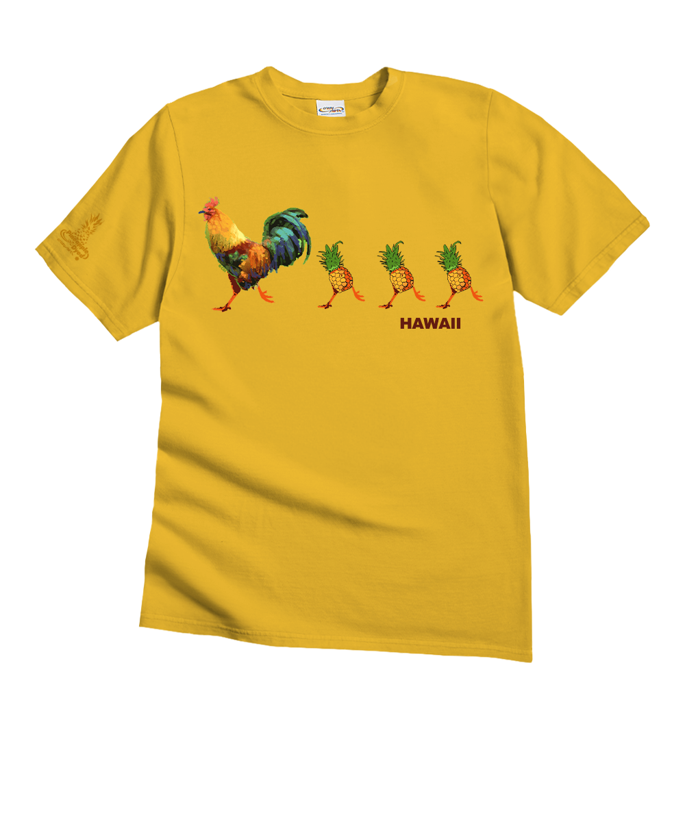 Pineapple Run - Pineapple Dyed Short Sleeve Crewneck T-Shirt