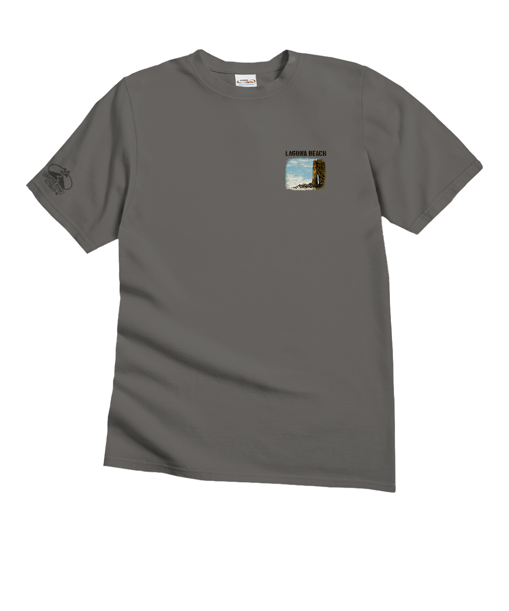 Pirates Tower - Crater Dyed® Short Sleeve Crewneck T-Shirt 2 Pirates Tower - Crater Dyed® Short Sleeve Crewneck T-Shirt