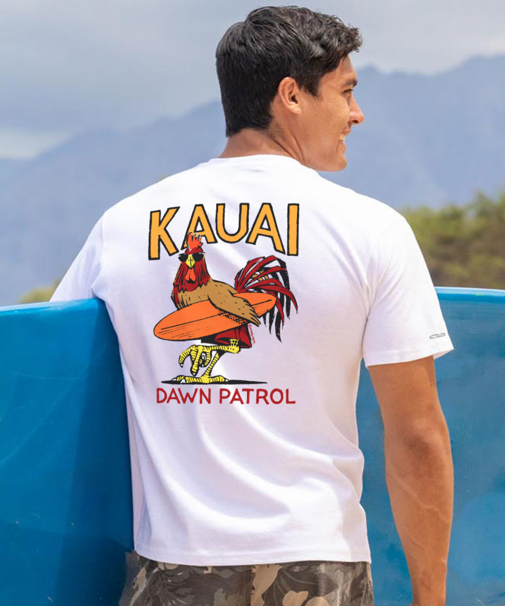 Poultry Patrol - White Short Sleeve Crewneck T-Shirt 2 Poultry Patrol - White Short Sleeve Crewneck T-Shirt