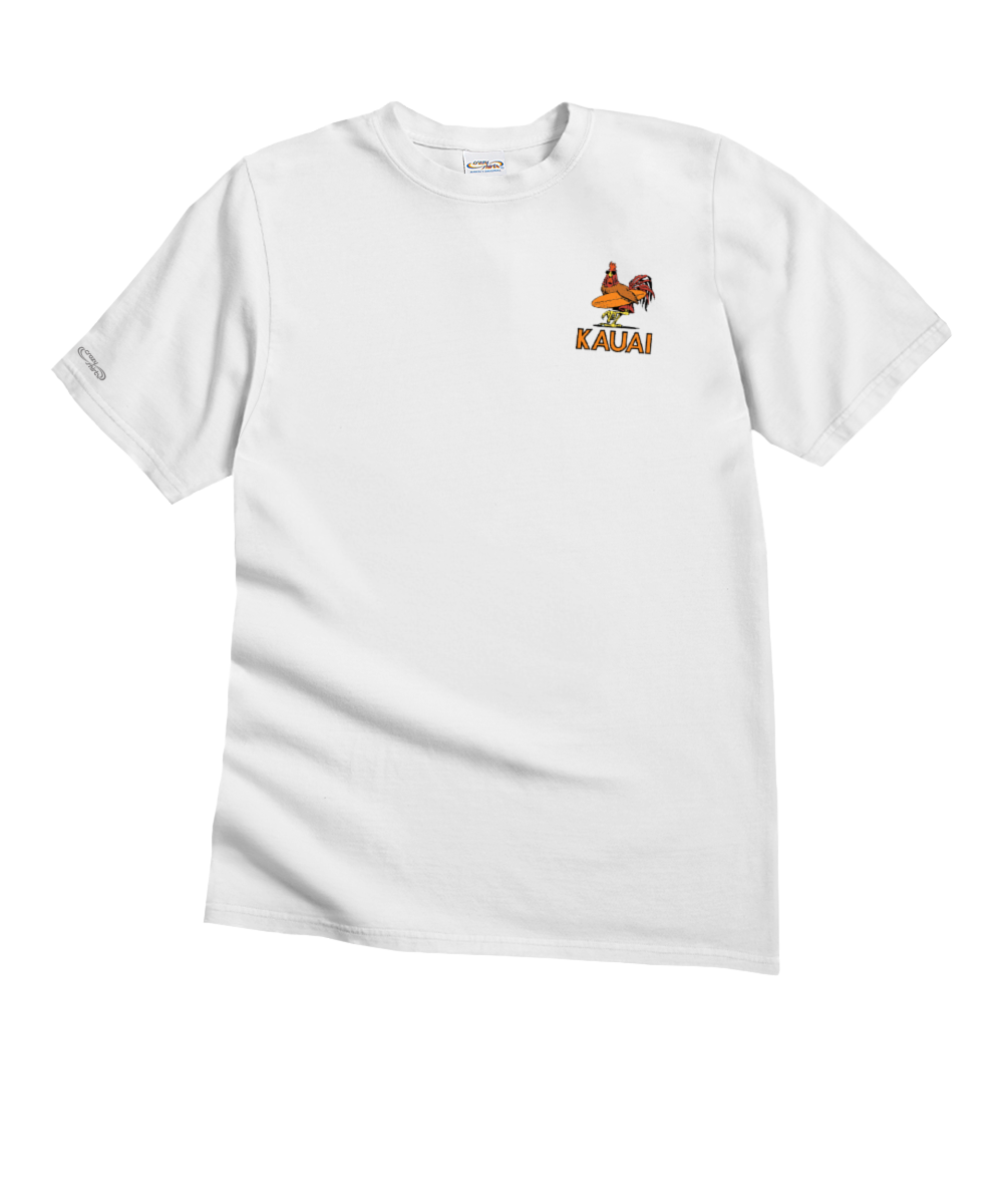 Poultry Patrol - White Short Sleeve Crewneck T-Shirt 4 Poultry Patrol - White Short Sleeve Crewneck T-Shirt