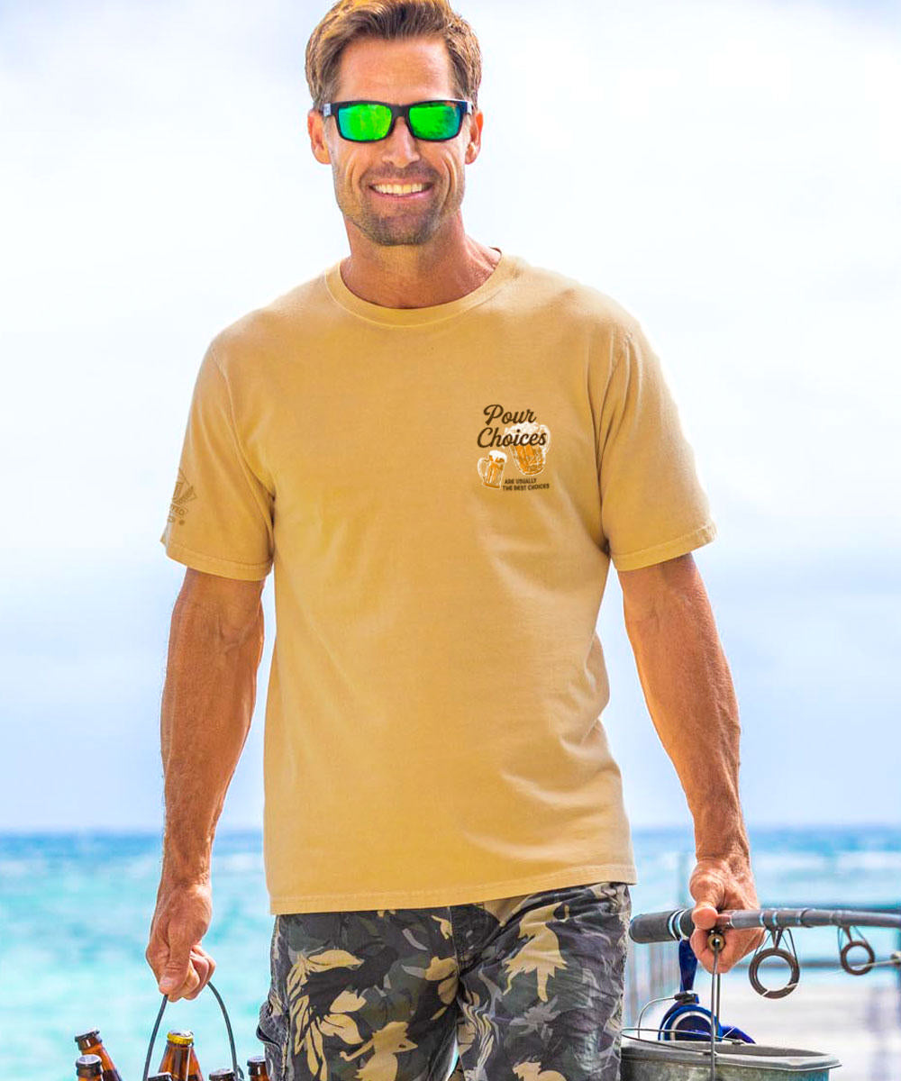Pour Choice - Beer Dyed Short Sleeve Crewneck T-Shirt 3 Pour Choice - Beer Dyed Short Sleeve Crewneck T-Shirt