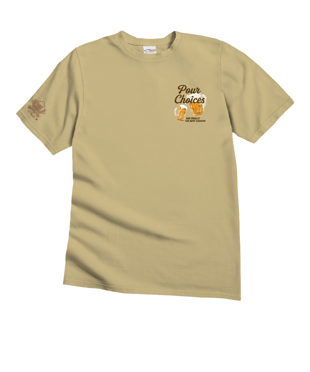 Pour Choice - Beer Dyed Short Sleeve Crewneck T-Shirt 4 Pour Choice - Beer Dyed Short Sleeve Crewneck T-Shirt