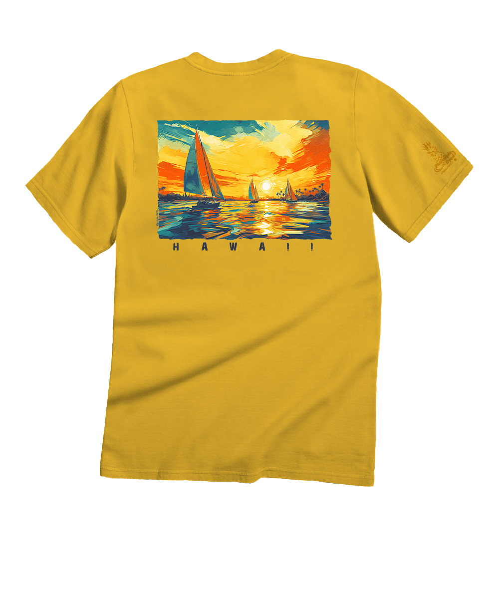 Regatta Race - Pineapple Dyed Short Sleeve Crewneck T-Shirt