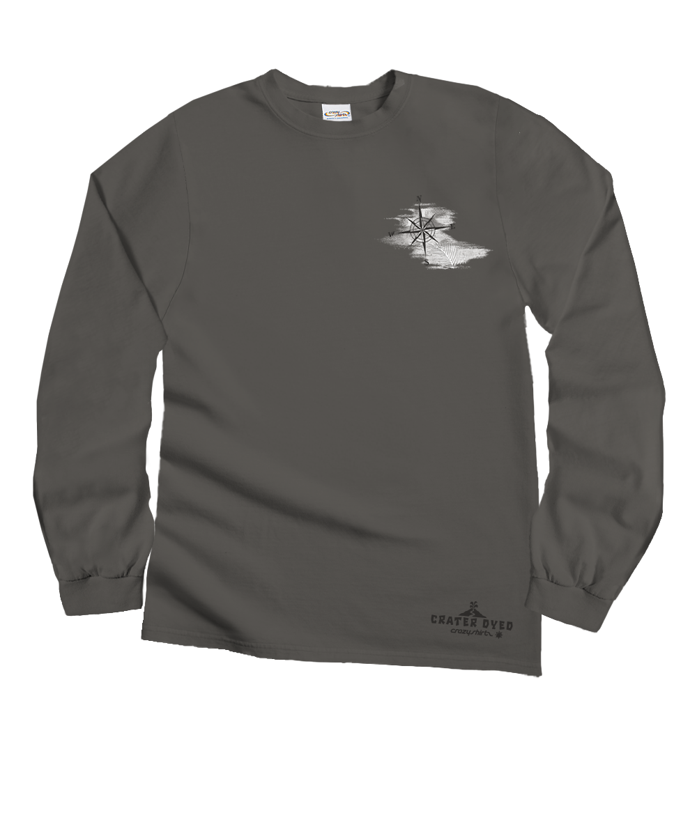 Sail Away - Crater Dyed® Long Sleeve Crewneck T-Shirt 4 Sail Away - Crater Dyed® Long Sleeve Crewneck T-Shirt