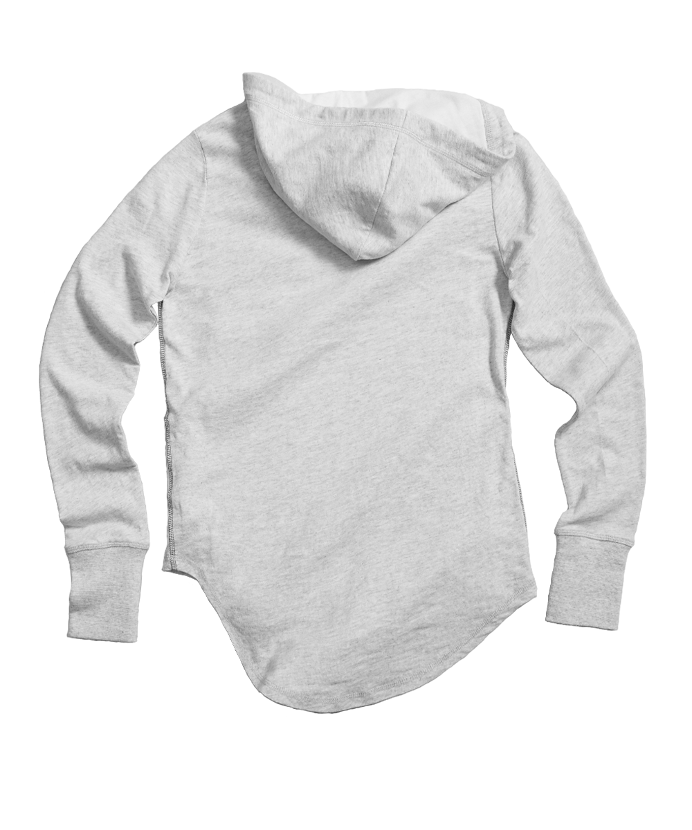 Sausalito Seals Sketch - White Gray Heather Long Sleeve Harmony Hooded T 2 Sausalito Seals Sketch - White Gray Heather Long Sleeve Harmony Hooded T