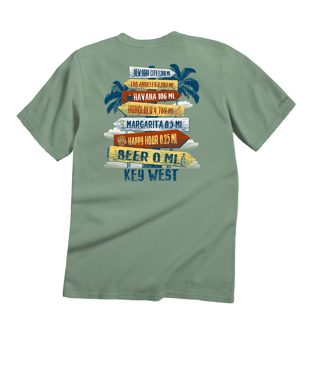 Signpost - Seaglass Short Sleeve Crewneck T-Shirt