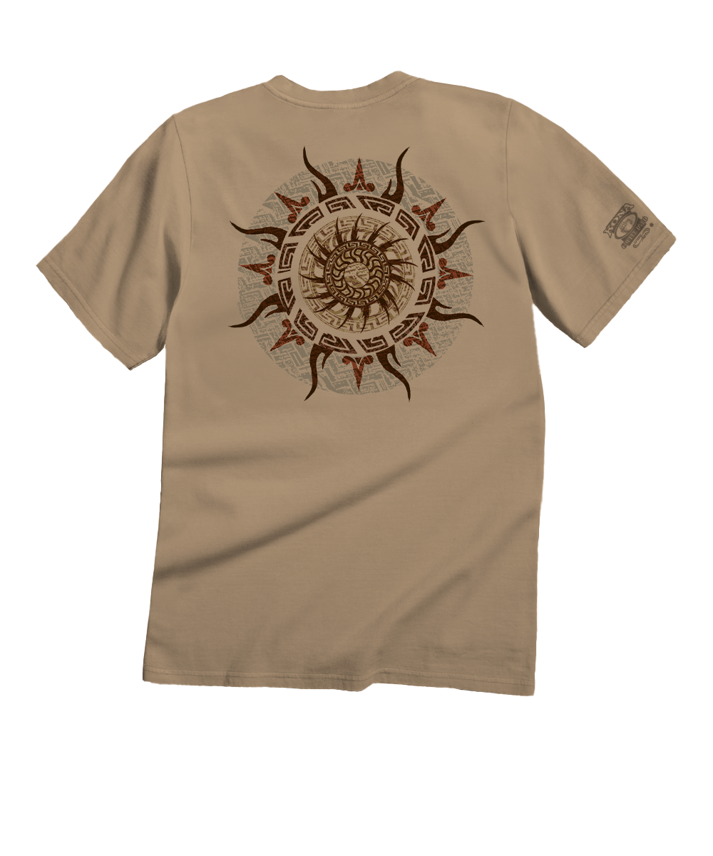 Sun Spinner - Kona Coffee Dyed Short Sleeve Crewneck T-Shirt 1 Sun Spinner - Kona Coffee Dyed Short Sleeve Crewneck T-Shirt