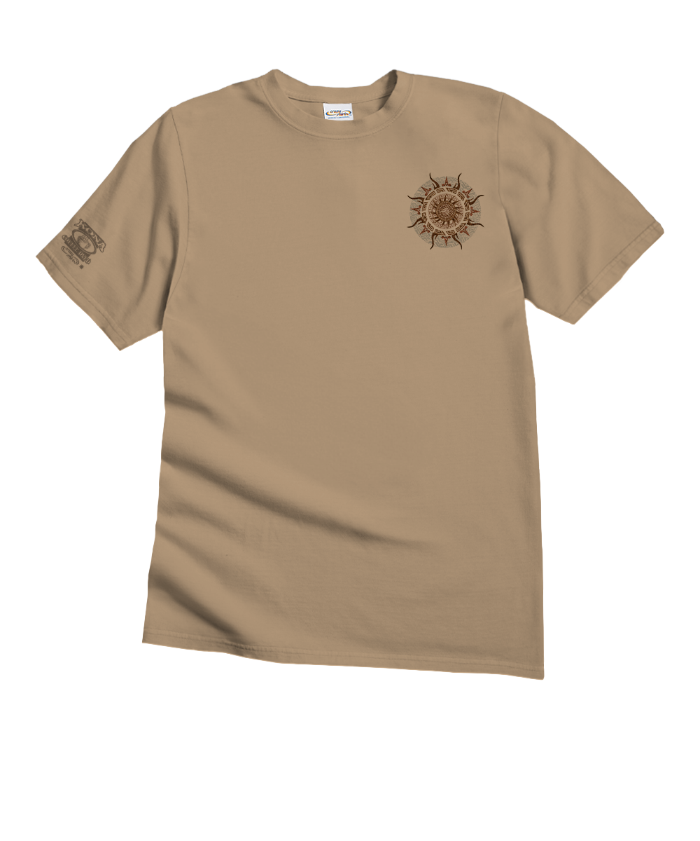 Sun Spinner - Kona Coffee Dyed Short Sleeve Crewneck T-Shirt 4 Sun Spinner - Kona Coffee Dyed Short Sleeve Crewneck T-Shirt