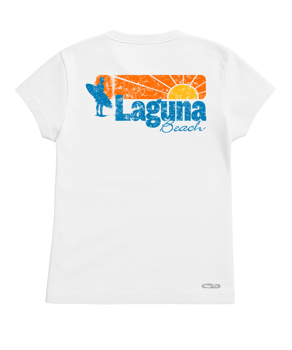 Sun Surf - White Short Sleeve Crewneck T-Shirt