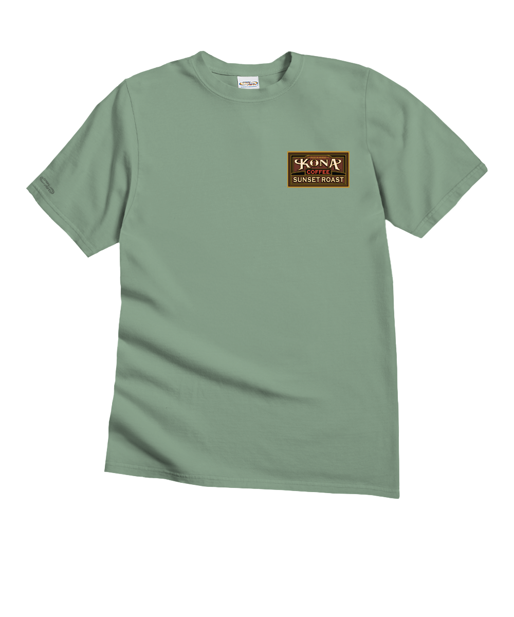 Sunset Roast - Seaglass Short Sleeve Crewneck T-Shirt 4 Sunset Roast - Seaglass Short Sleeve Crewneck T-Shirt