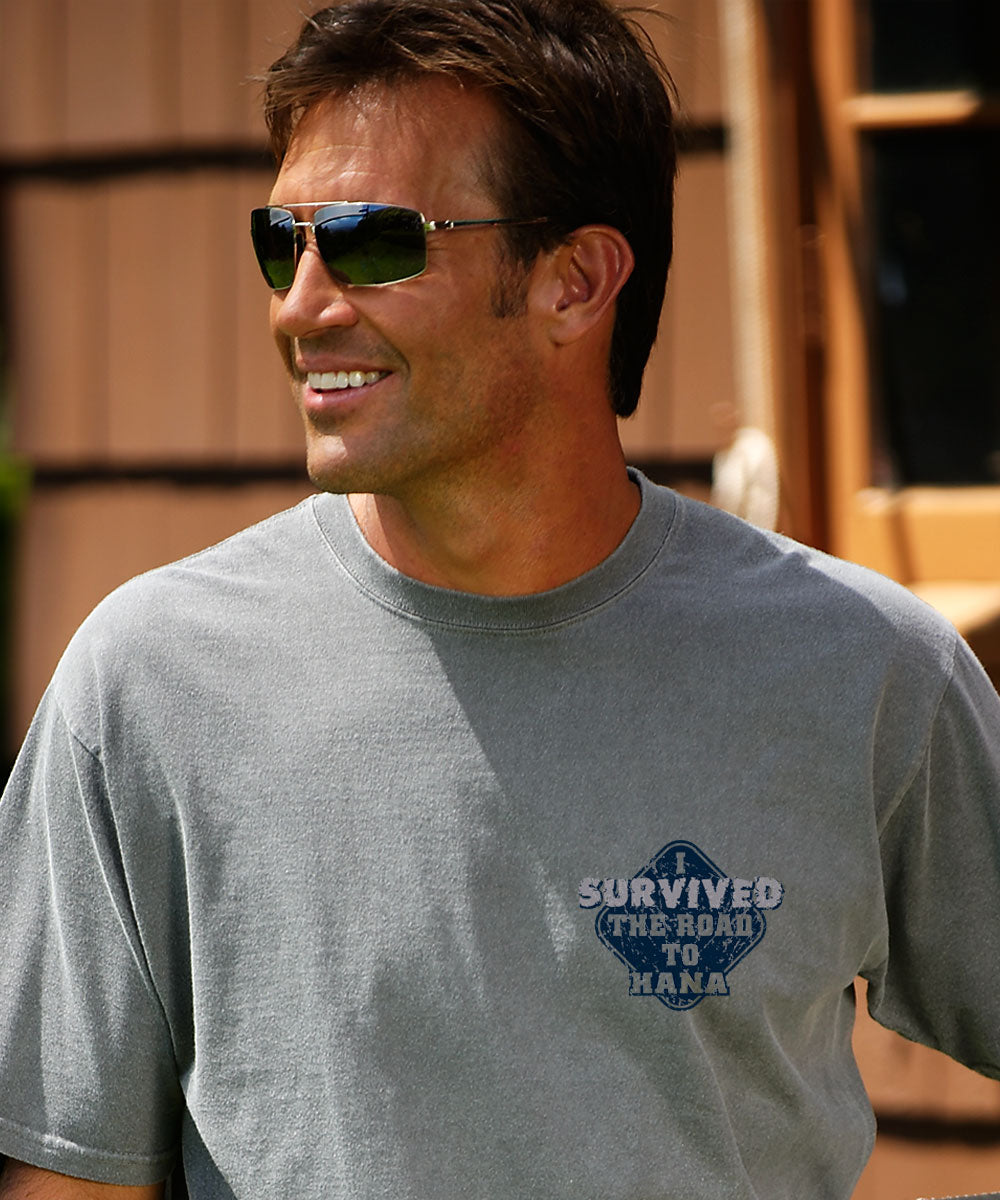 Survived Hana Road - Crater Dyed® Short Sleeve Crewneck T-Shirt 3 Survived Hana Road - Crater Dyed® Short Sleeve Crewneck T-Shirt