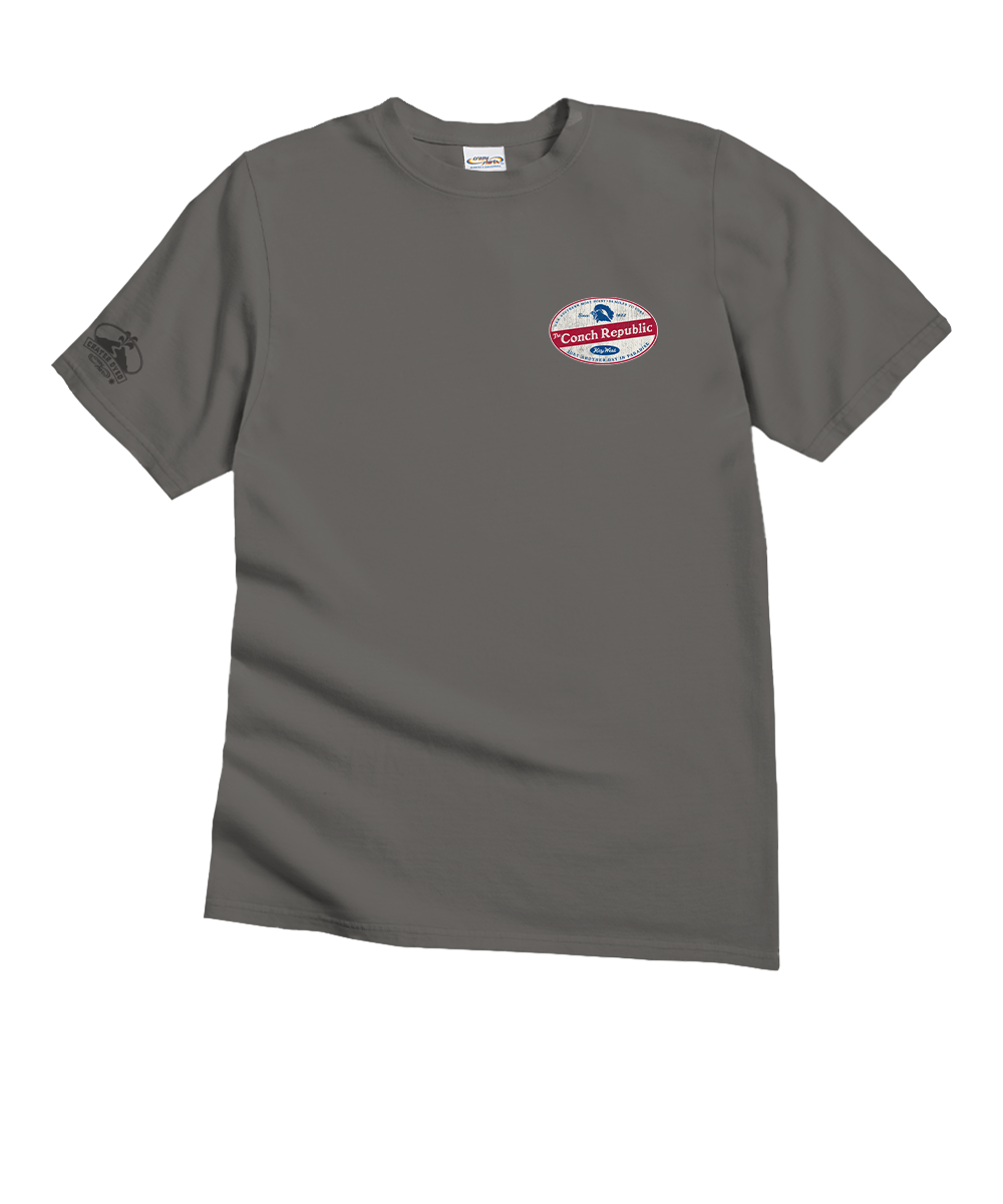 The Conch Republic - Crater Dyed® Short Sleeve Crewneck T-Shirt 2 The Conch Republic - Crater Dyed® Short Sleeve Crewneck T-Shirt