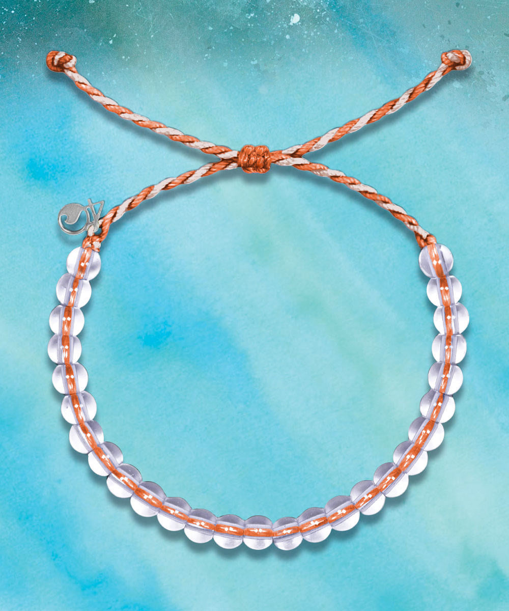 4Ocean Crazy Shirts Exclusive - Bright Orange Bracelet