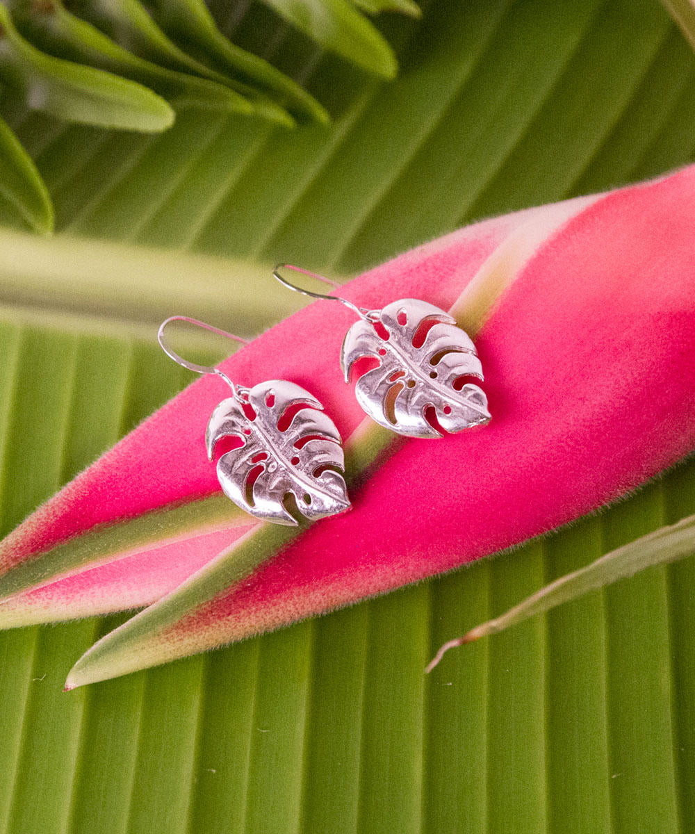 Wyland® Monstera Leaf - Earrings 1 Wyland® Monstera Leaf - Earrings