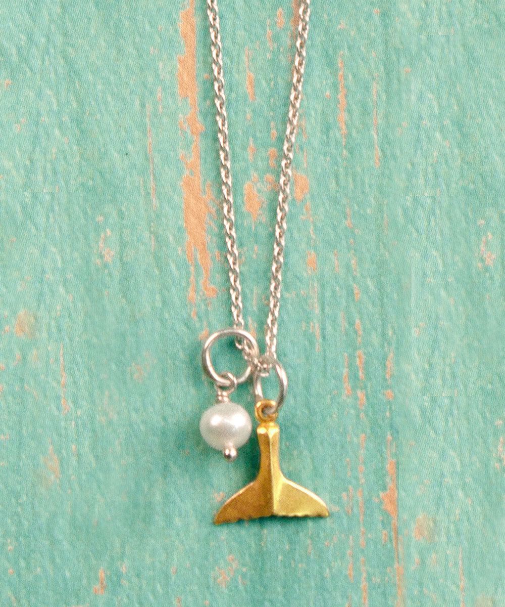 Wyland® Ocean Treasures Whale Tail - Necklace 1 Wyland® Ocean Treasures Whale Tail - Necklace