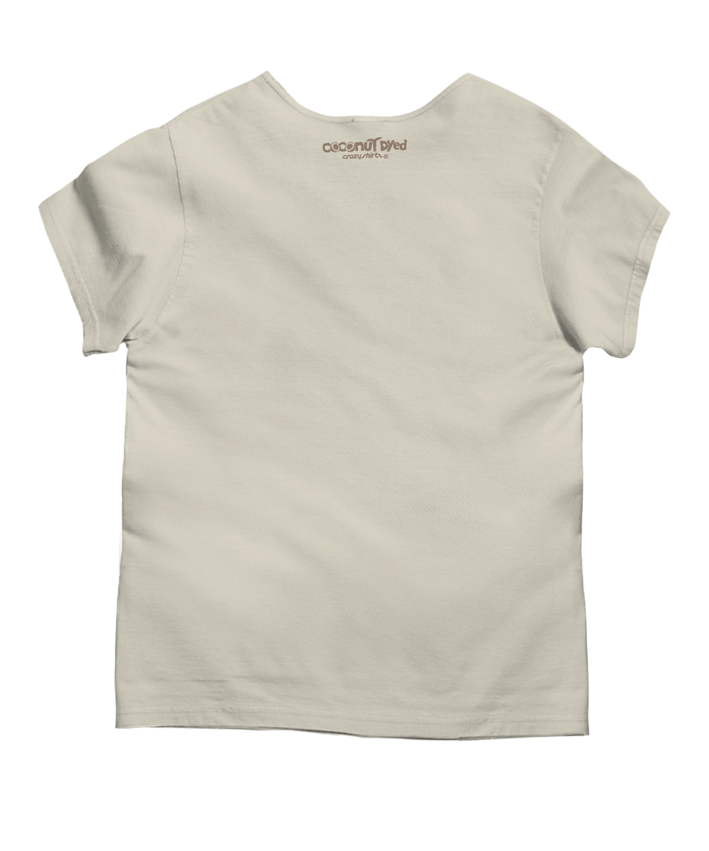 Tribal Pottery - Coconut Dyed Short Sleeve Scoop Neck T-Shirt 4 Tribal Pottery - Coconut Dyed Short Sleeve Scoop Neck T-Shirt