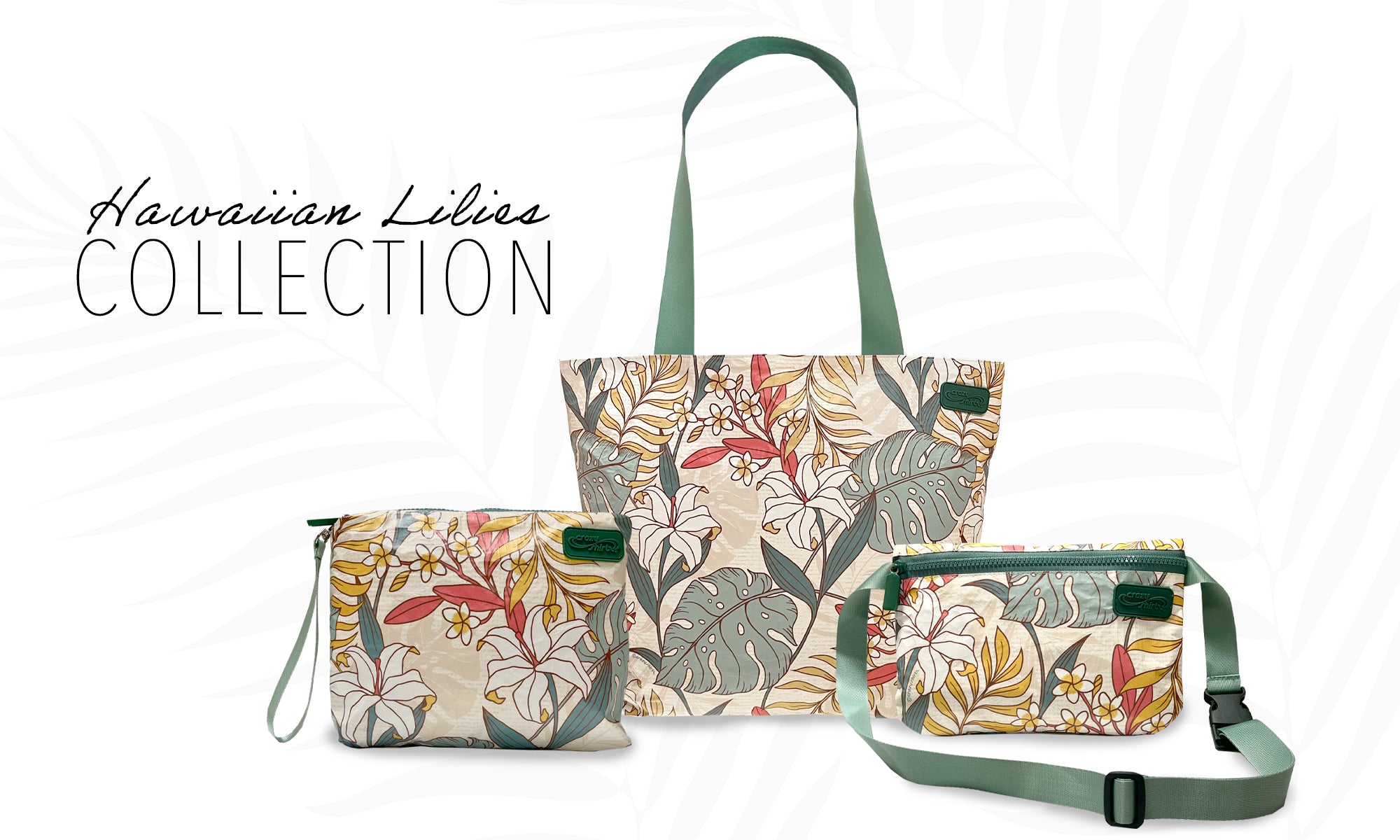 Hawaiian Lilies - Mid Pouch 3 Hawaiian Lilies - Mid Pouch