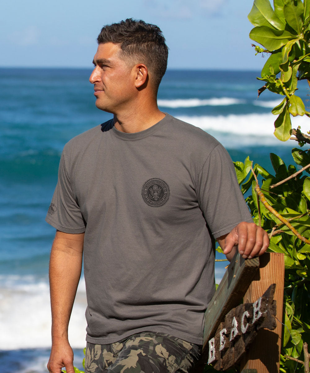 US Army Symbol - Crater Dyed® Short Sleeve Crewneck T-Shirt 3 US Army Symbol - Crater Dyed® Short Sleeve Crewneck T-Shirt