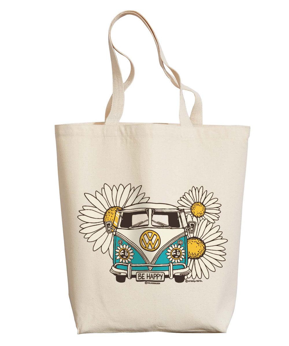 Volkswagen Be Happy - Natural Weekend Tote 1 Volkswagen Be Happy - Natural Weekend Tote