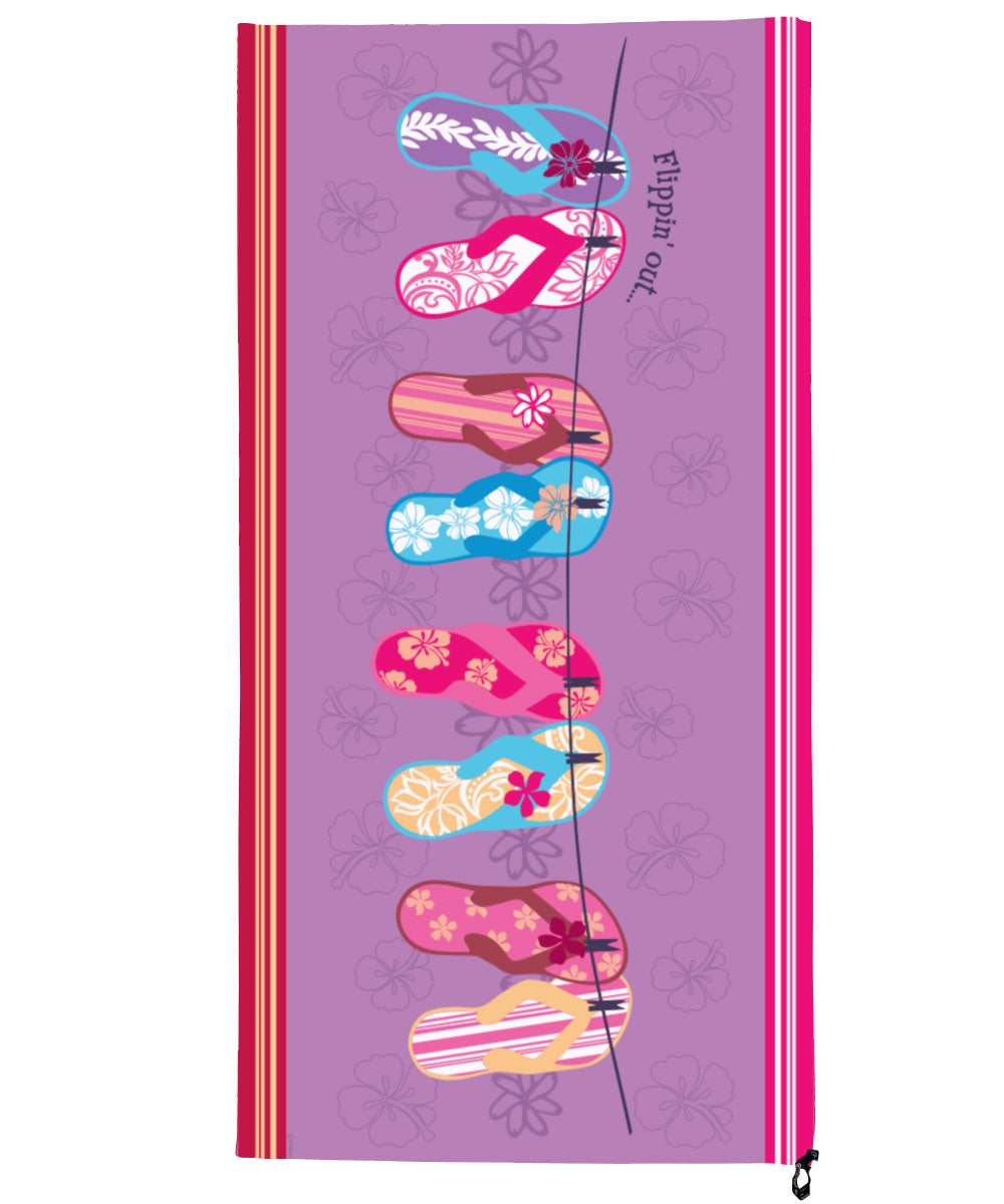 Flippin Out - Microfiber Beach Towel