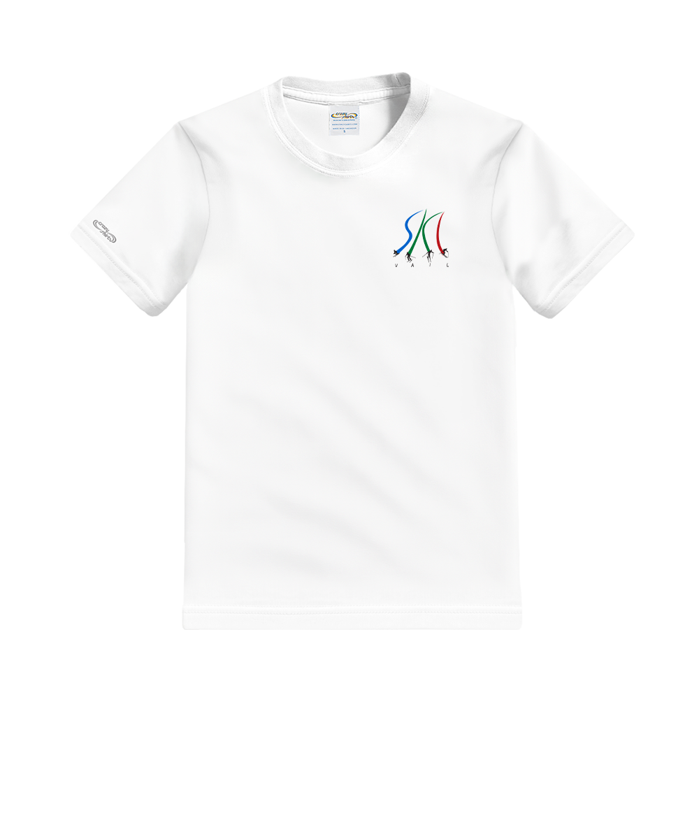 Vail Resort Ultimate Ski - White Short Sleeve Crewneck T-Shirt 2 Vail Resort Ultimate Ski - White Short Sleeve Crewneck T-Shirt