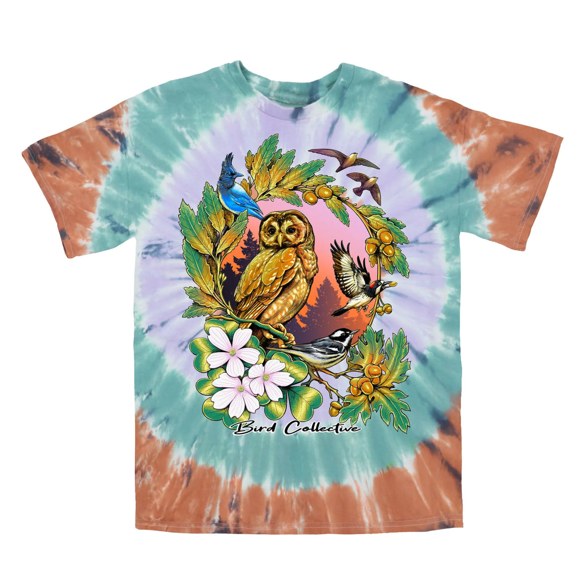 California Forests Tie Dye T-Shirt