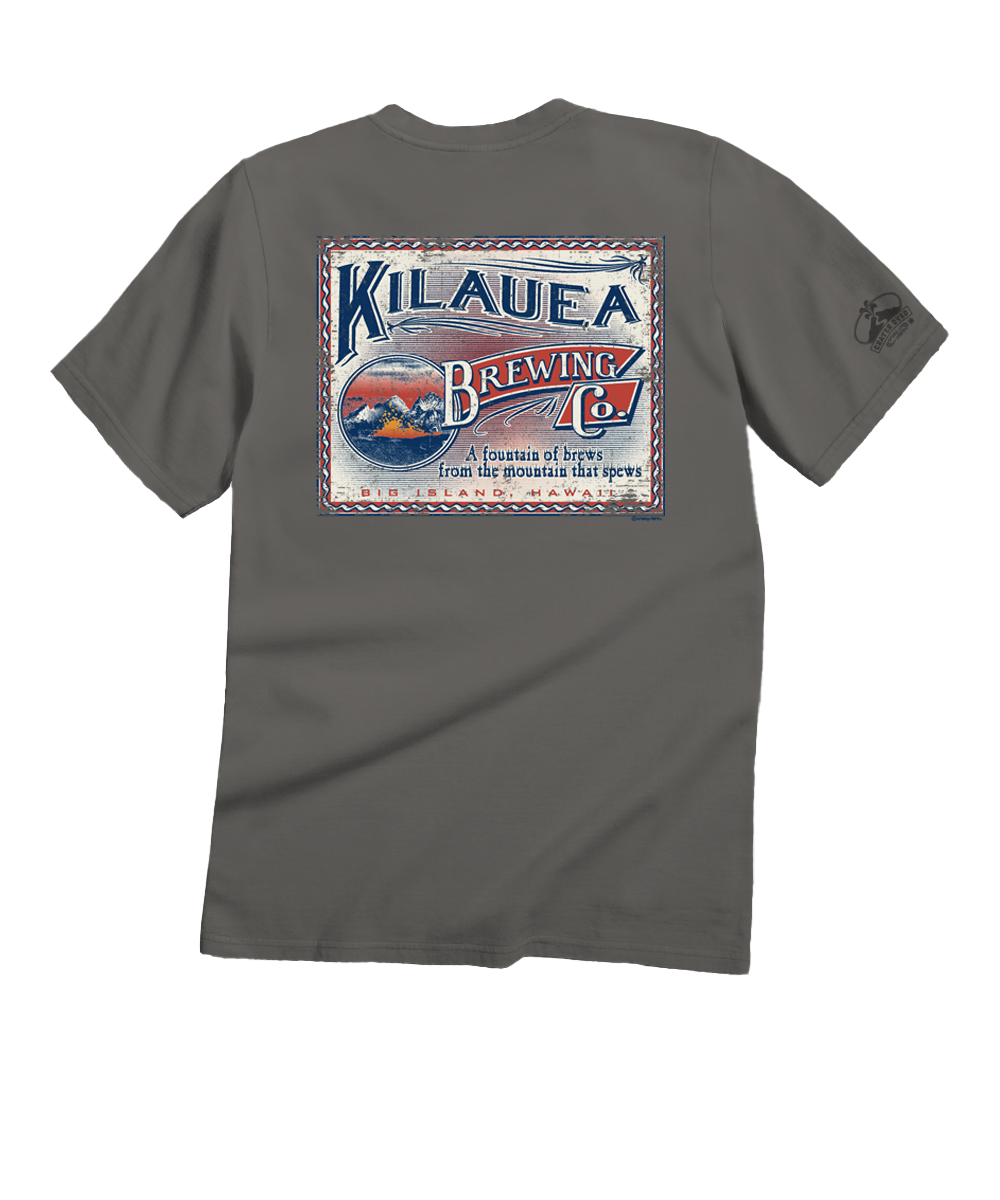 Volcano Brew - Crater Dyed® Short Sleeve Crewneck T-Shirt 1 Volcano Brew - Crater Dyed® Short Sleeve Crewneck T-Shirt