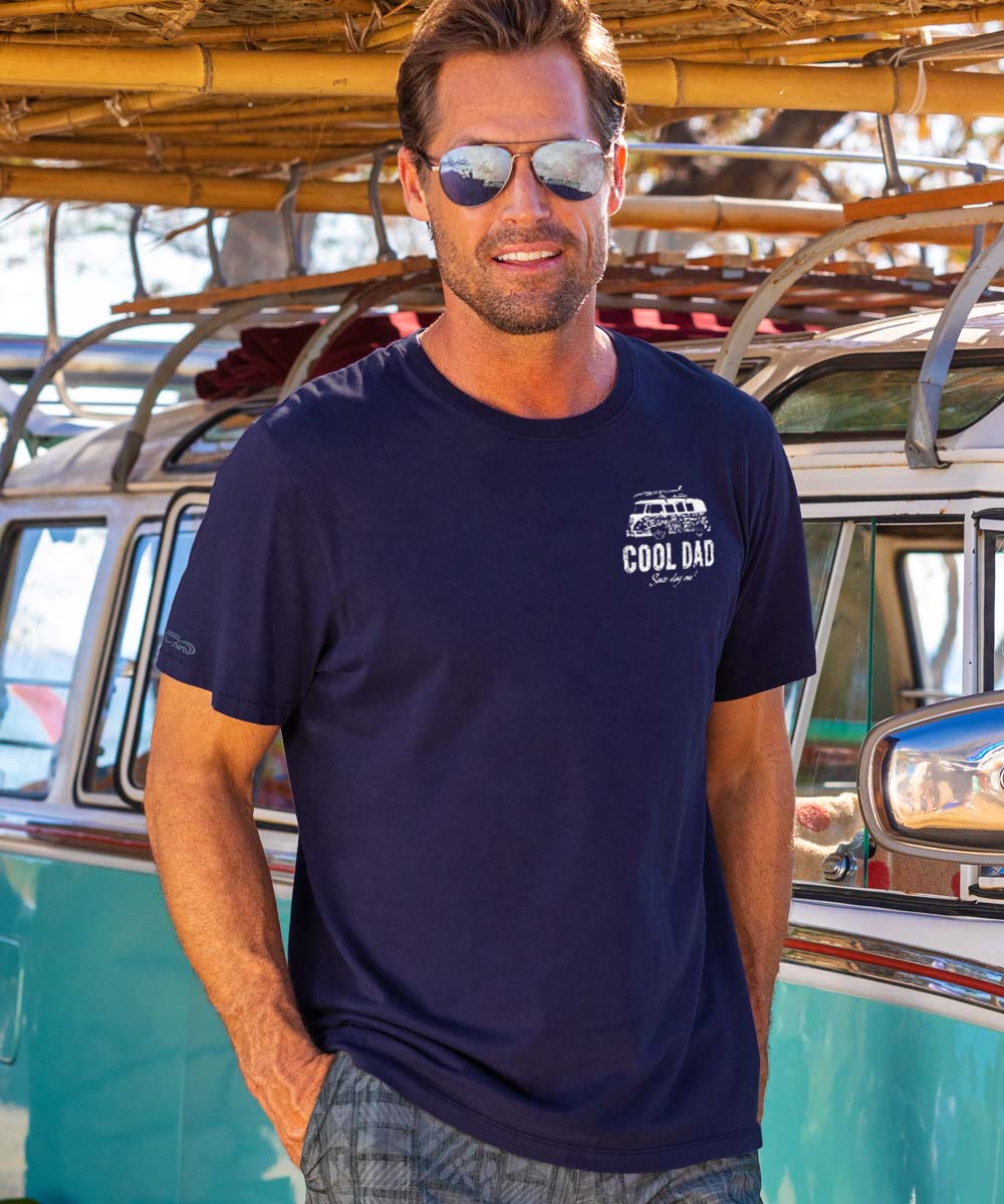 Volkswagen Cool Dad - Indigo Short Sleeve Pima T-Shirt 3 Volkswagen Cool Dad - Indigo Short Sleeve Pima T-Shirt