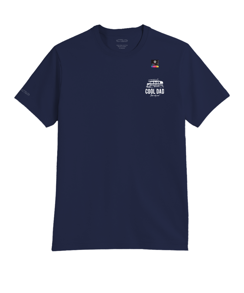 Volkswagen Cool Dad - Indigo Short Sleeve Pima T-Shirt 4 Volkswagen Cool Dad - Indigo Short Sleeve Pima T-Shirt