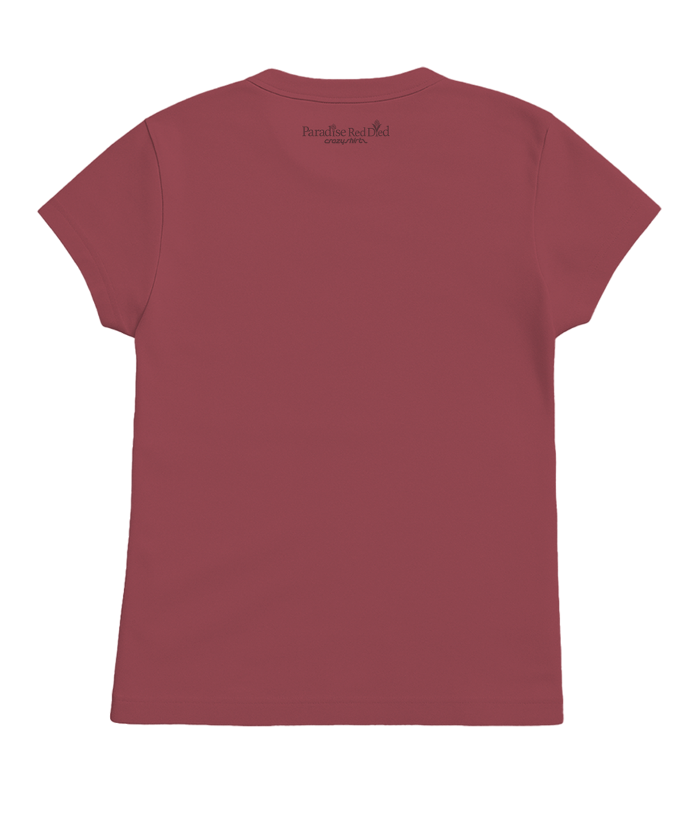 Volkswagen Hana Cruisin - Paradise Red Dyed Short Sleeve Crewneck T-Shirt 4 Volkswagen Hana Cruisin - Paradise Red Dyed Short Sleeve Crewneck T-Shirt