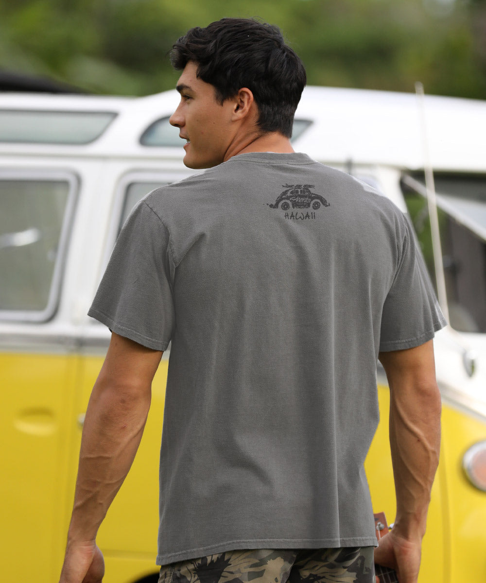 Volkswagen Surfs Up Sharka™ - Crater Dyed® Short Sleeve Crewneck T-Shirt 3 Volkswagen Surfs Up Sharka™ - Crater Dyed® Short Sleeve Crewneck T-Shirt