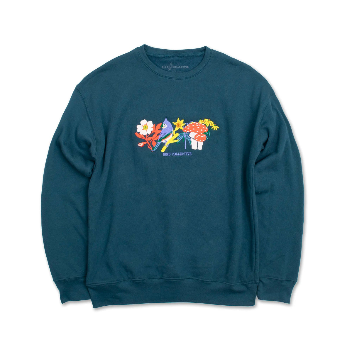 Tufted Titmouse Embroidered Sweatshirt