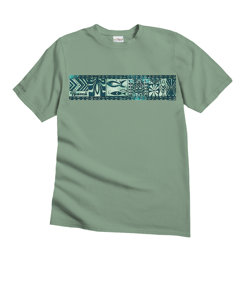Akamu Band - Seaglass Short Sleeve Crewneck T-Shirt 1 Akamu Band - Seaglass Short Sleeve Crewneck T-Shirt
