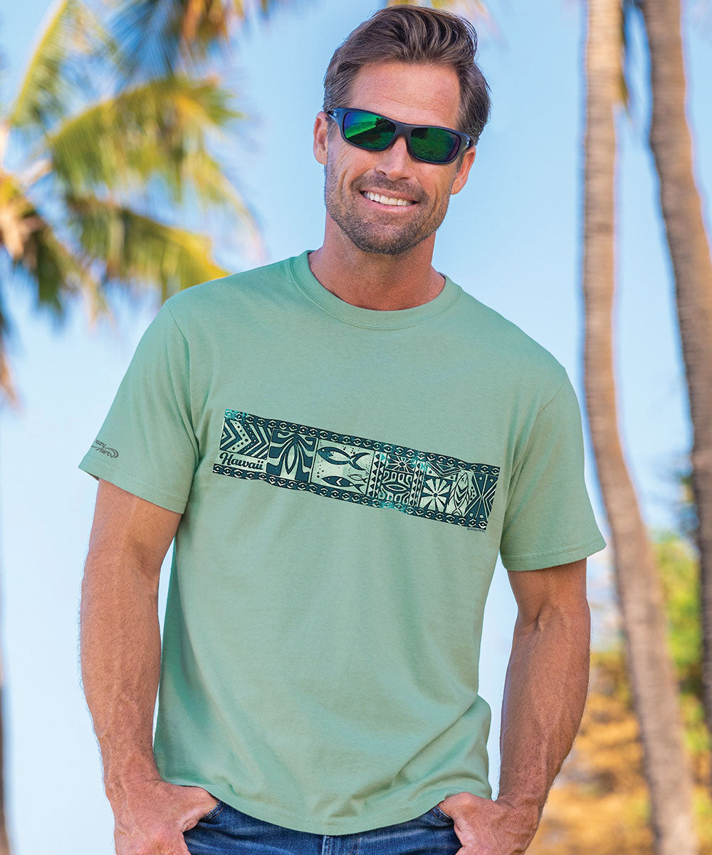 Akamu Band - Seaglass Short Sleeve Crewneck T-Shirt 2 Akamu Band - Seaglass Short Sleeve Crewneck T-Shirt
