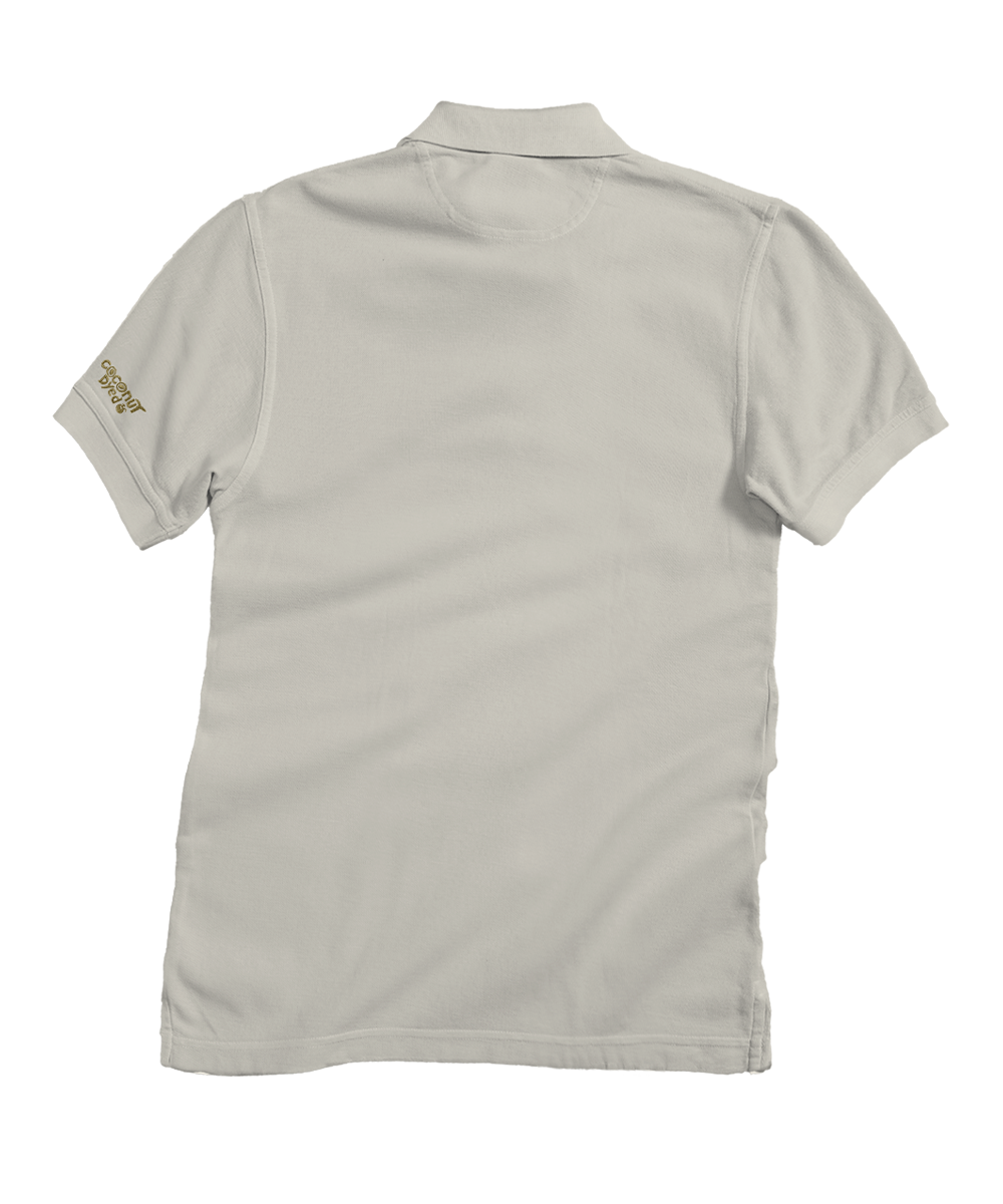 Woody Wagon Band - Coconut Dyed Short Sleeve Oceanfront Polo Shirt 4 Woody Wagon Band - Coconut Dyed Short Sleeve Oceanfront Polo Shirt