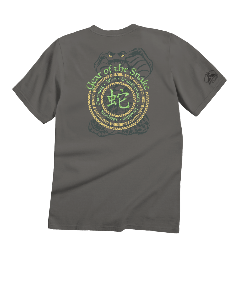 Year Of The Snake Circles 2025 - Crater Dyed® Short Sleeve Crewneck T-Shirt 1 Year Of The Snake Circles 2025 - Crater Dyed® Short Sleeve Crewneck T-Shirt