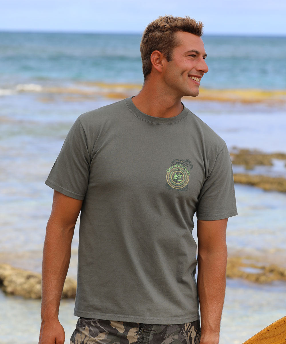 Year Of The Snake Circles 2025 - Crater Dyed® Short Sleeve Crewneck T-Shirt 3 Year Of The Snake Circles 2025 - Crater Dyed® Short Sleeve Crewneck T-Shirt