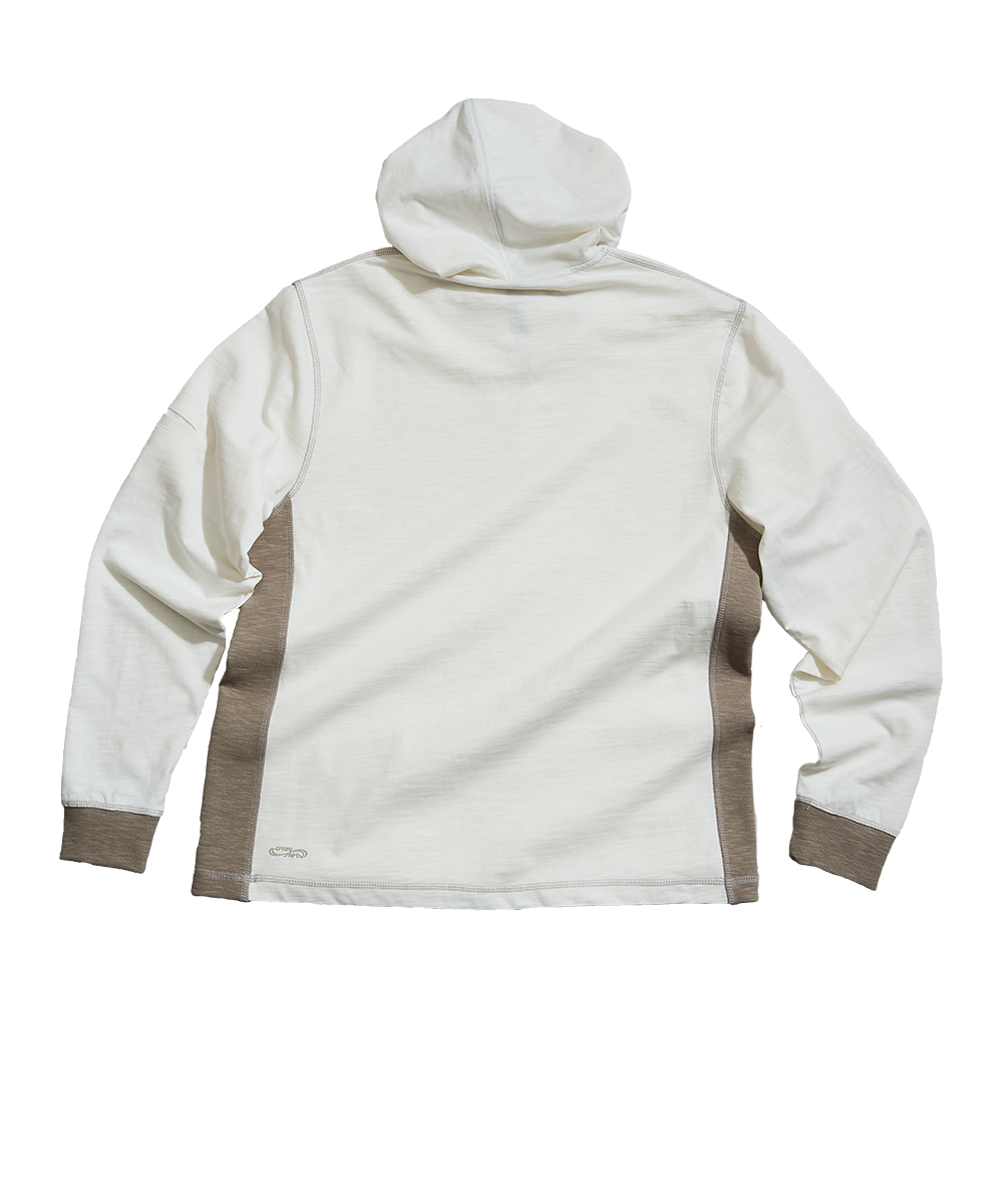 Alii Guard - Natural/Gray Long Sleeve Longboard Hooded Tee 4 Alii Guard - Natural/Gray Long Sleeve Longboard Hooded Tee